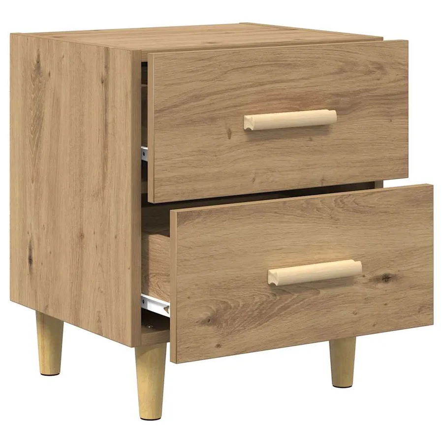 Armoire de lit 2 pc Chêne artisanal 40 x 35 x 47.5cm - 5
