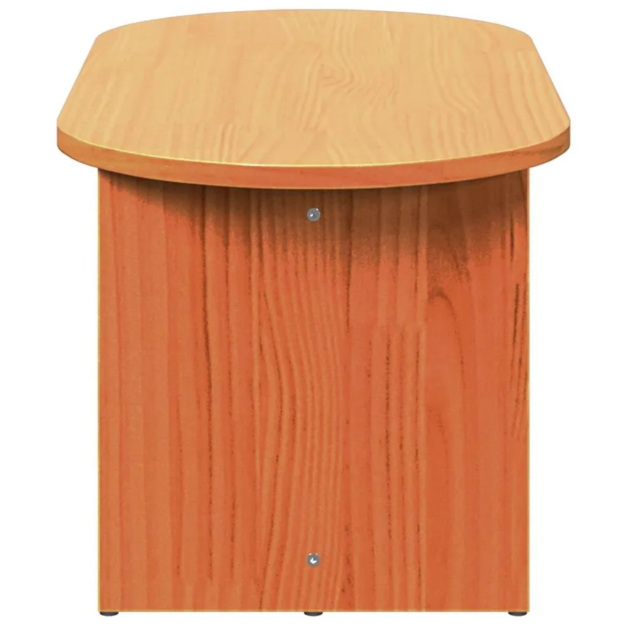 Table basse Brun cire 80 x 39,5 x 35 cm Bois de pin massif - 7