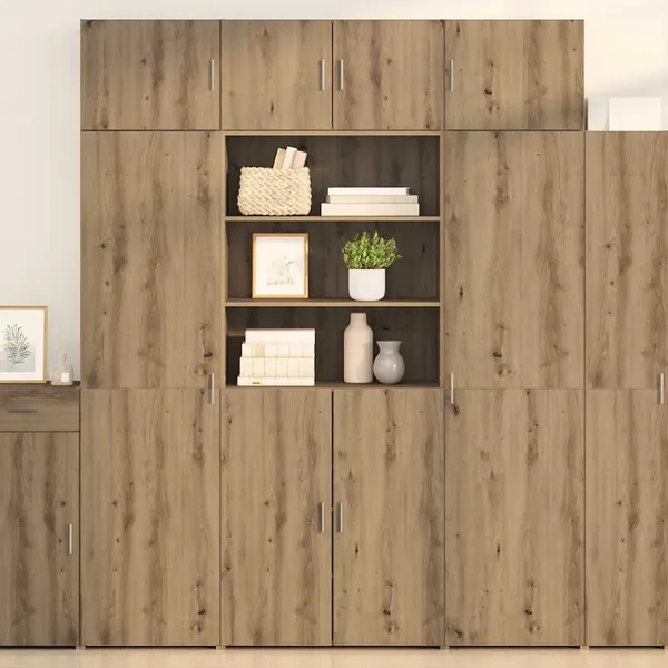 Armoire de rangement Chêne artisanal 80 x 42,5 x 225 cm