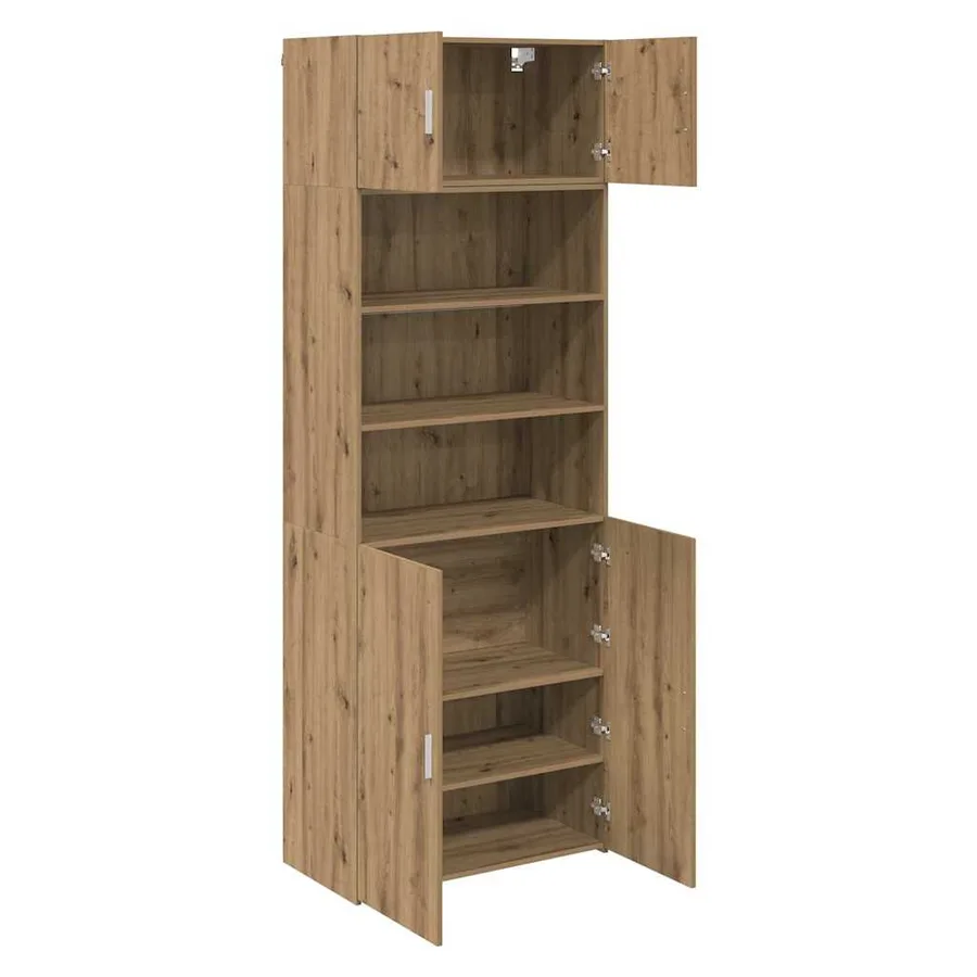 Armoire de rangement Chêne artisanal 80 x 42,5 x 225 cm - 2