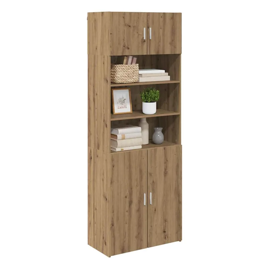 Armoire de rangement Chêne artisanal 80 x 42,5 x 225 cm - 3