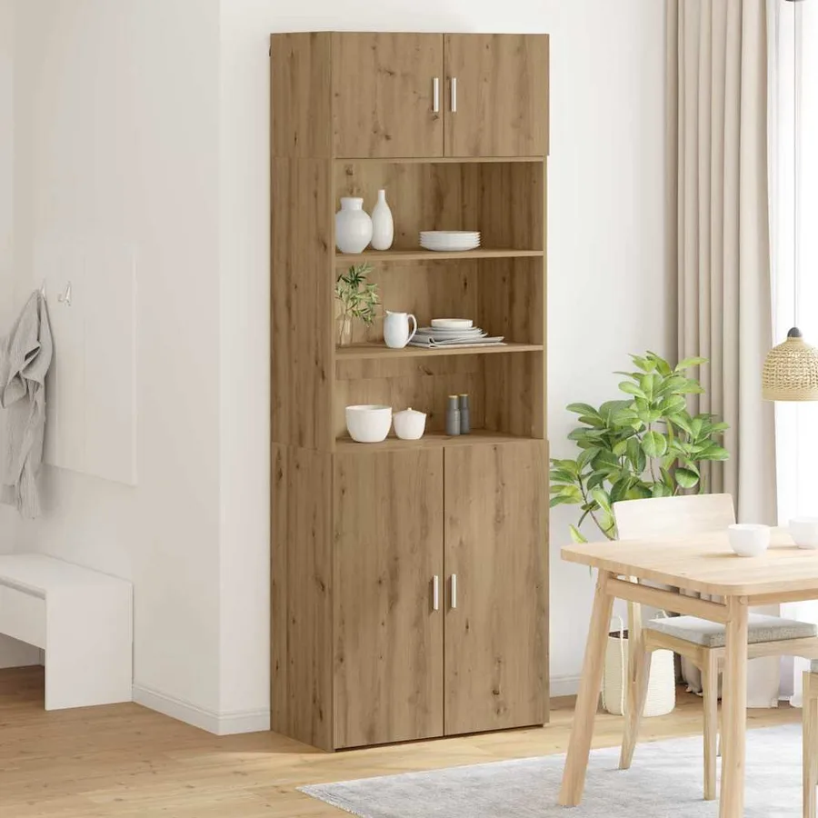 Armoire de rangement Chêne artisanal 80 x 42,5 x 225 cm - 4