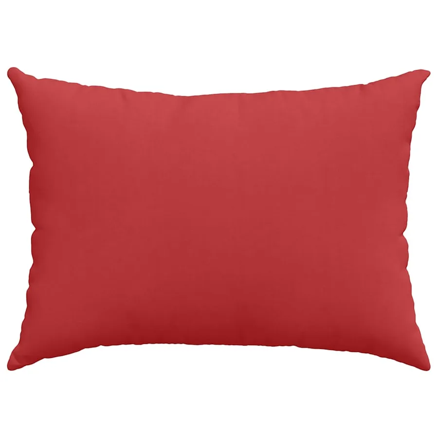 Coussins de canapé 2 pcs Rouge 70 x 50 cm tissu - 6