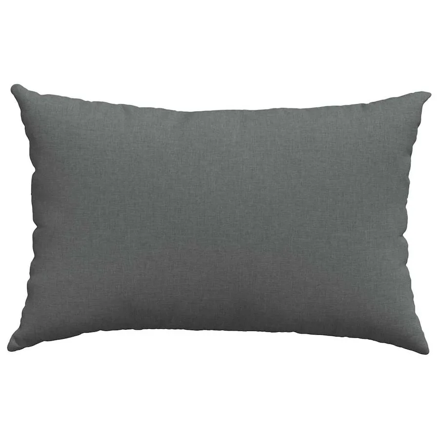 Coussins de canapé 2 pcs Gris foncé 60 x 40 cm tissu - 6