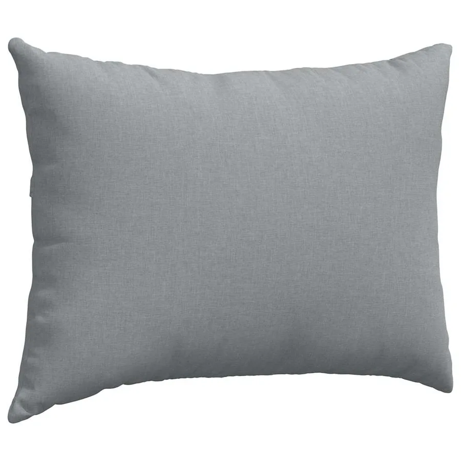 Coussins de canapé 2 pcs Gris clair 70 x 50 cm tissu - 5