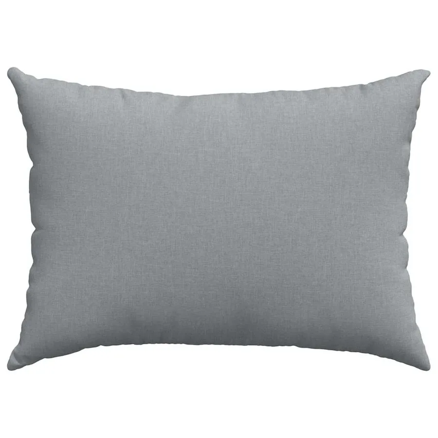Coussins de canapé 2 pcs Gris clair 70 x 50 cm tissu - 6