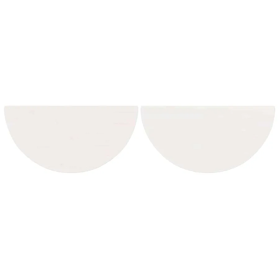 Table basse 2 pcs Blanc Bois massif en pin - 12