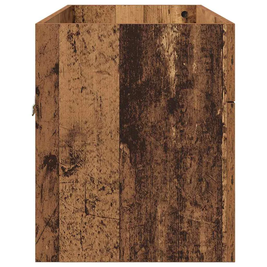 Armoire d'évier avec stockage Bois ancien Bois d'ingénierie - 7