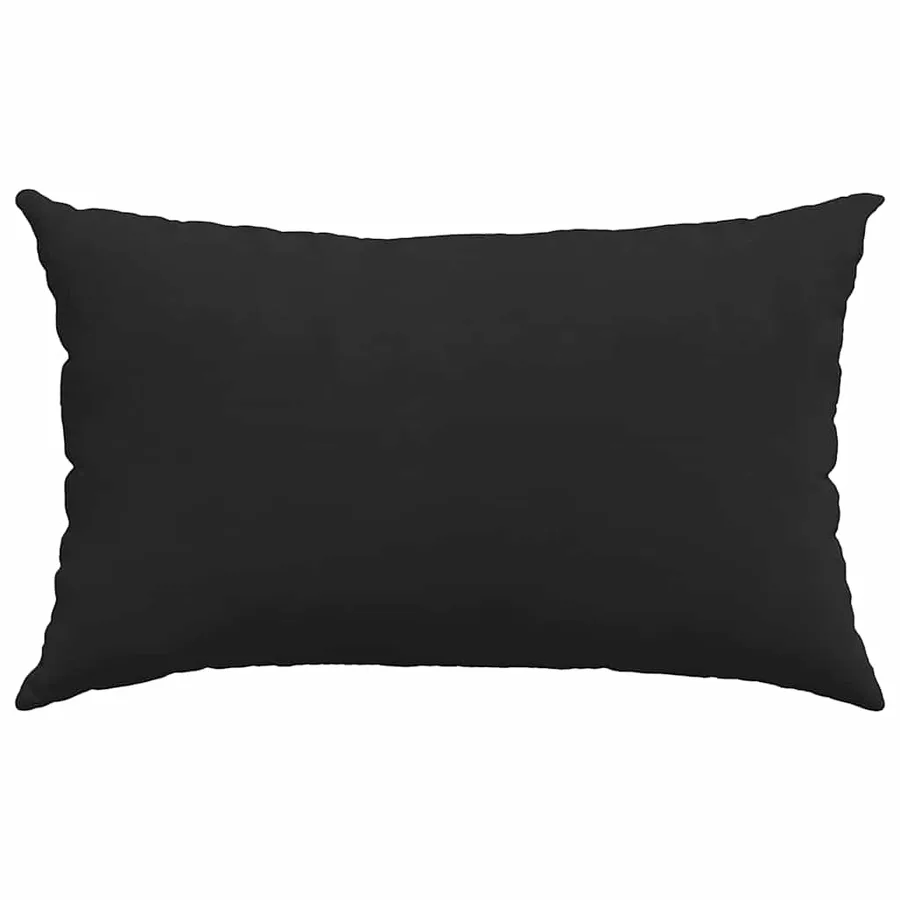 Coussins de canapé 2 pcs Noir 50 x 30 cm tissu - 6