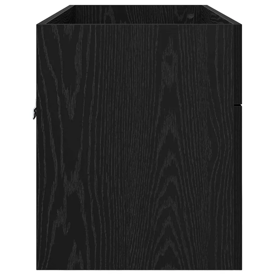 Armoire d'évier avec stockage Chêne noir Bois d'ingénierie - 7