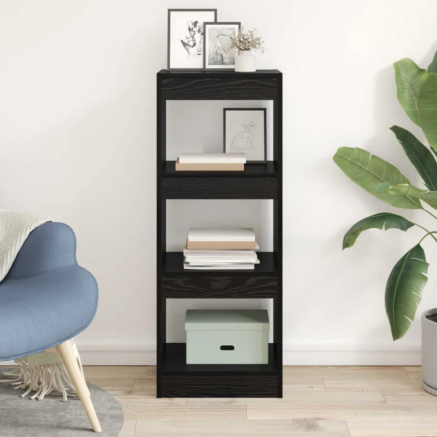 Bibliothèque Chêne noir 37 x 30 x 103 cm Bois d'ingénierie - 4