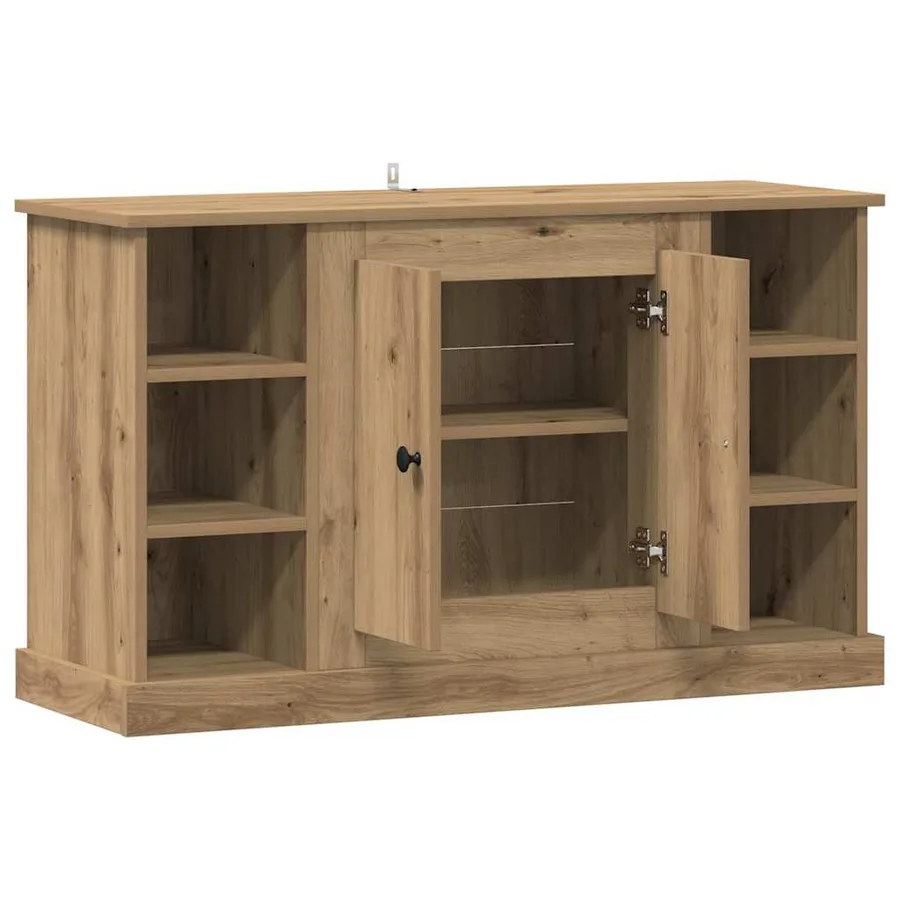 Buffet Chêne artisanal 100 x 35,5 x 60 cm Bois d'ingénierie - 5