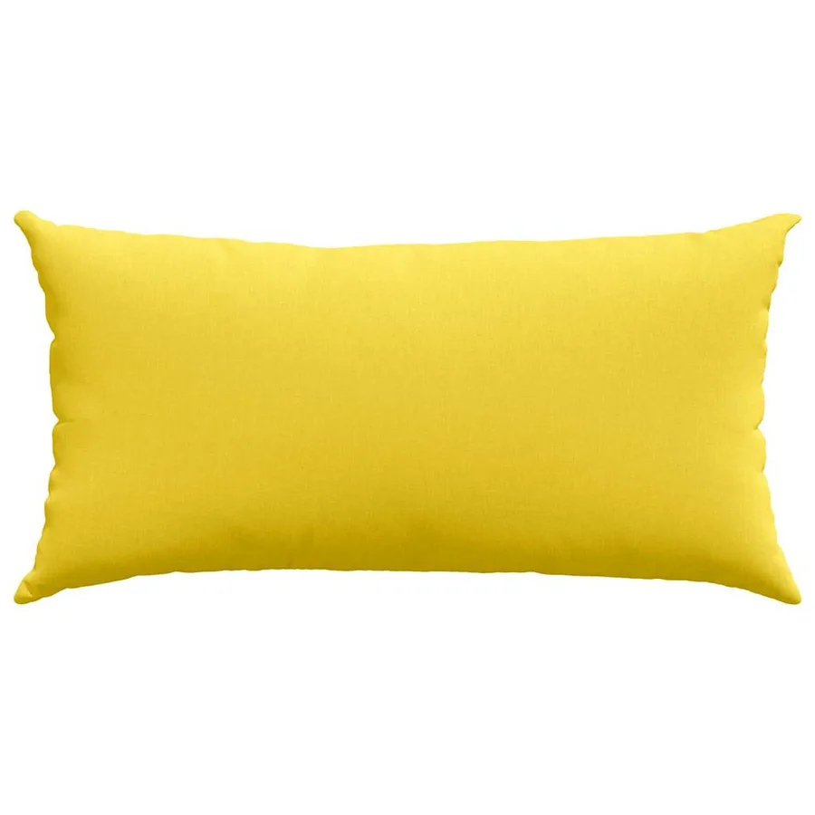 Coussins de canapé 2 pcs Jaune clair 80 x 40 cm tissu - 6
