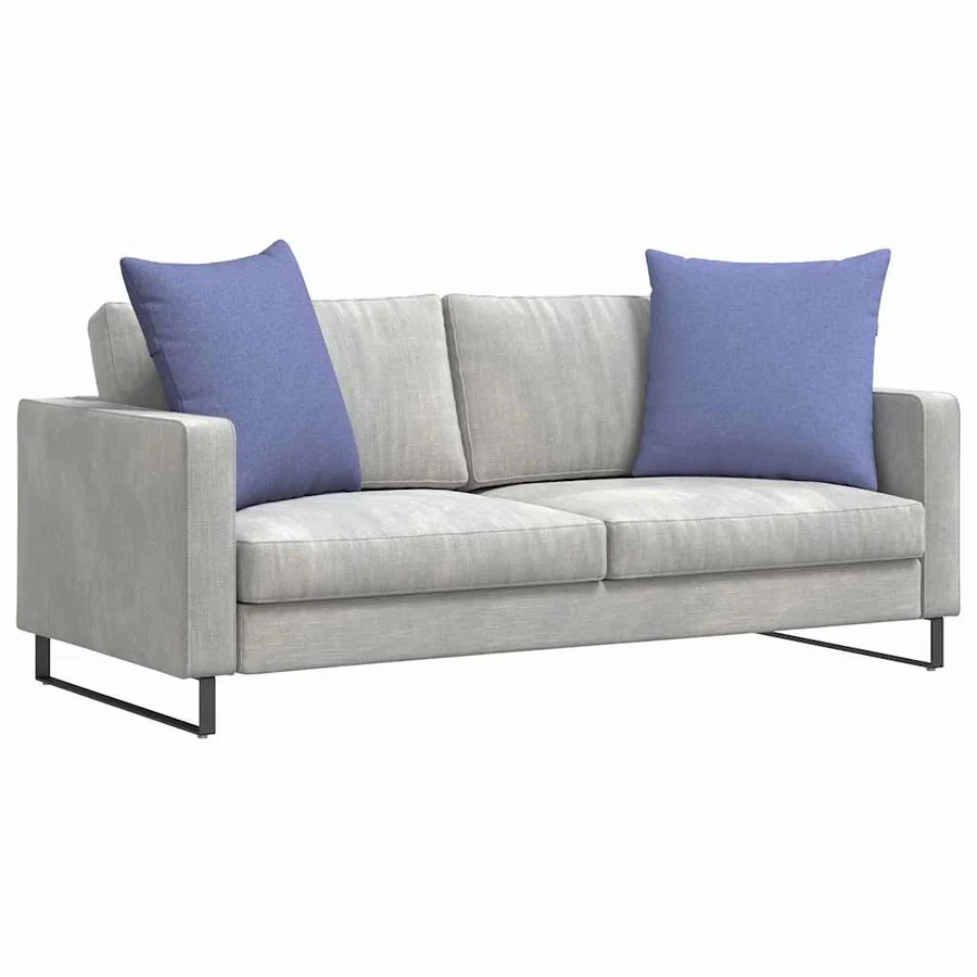 Coussins de canapé 2 pcs Bleu denim 60 x 60 cm tissu - 3