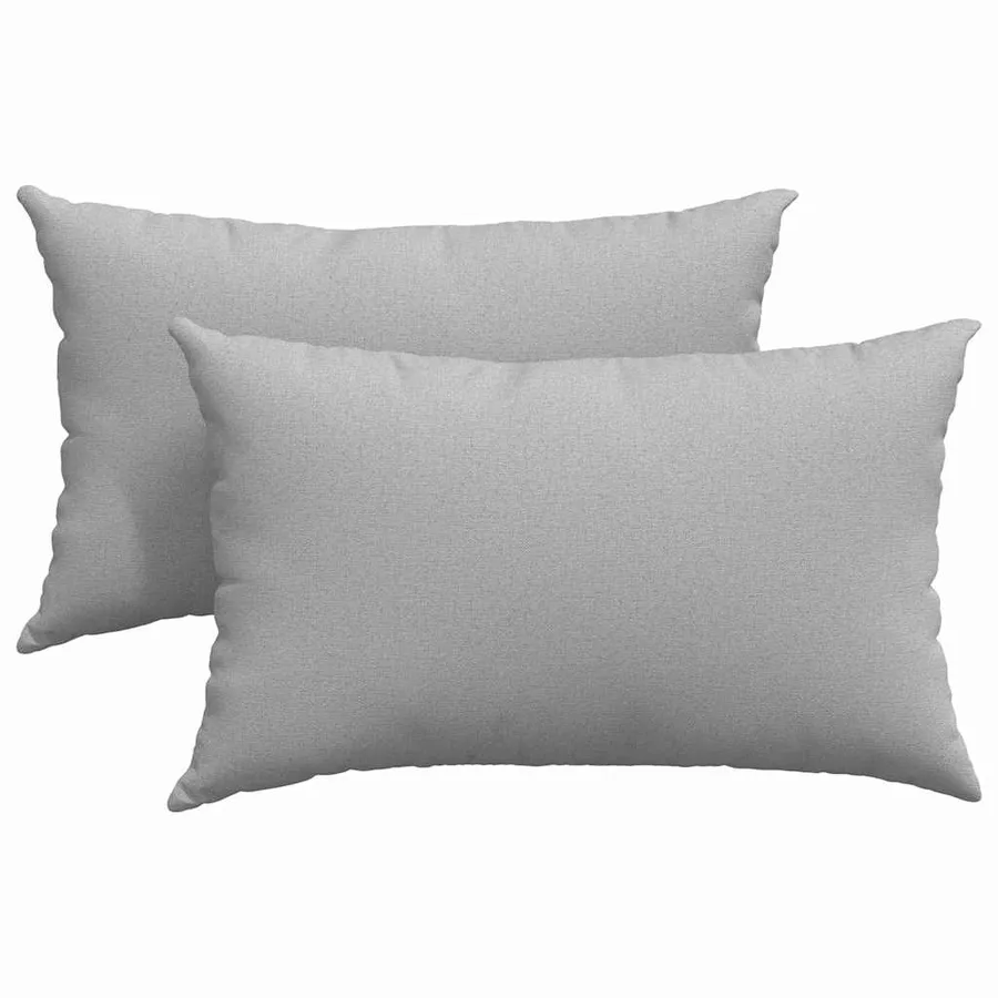 Coussins de canapé 2 pcs Gris nuage 50 x 30 cm tissu - 2