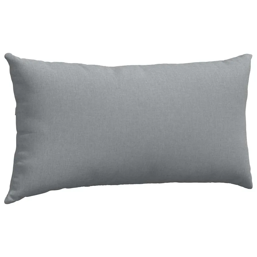 Coussins de canapé 2 pcs Gris clair 80 x 40 cm tissu - 5