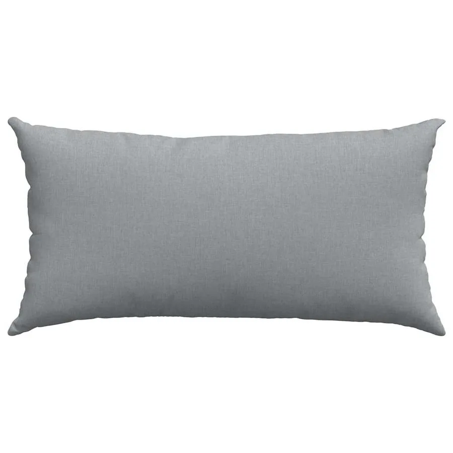 Coussins de canapé 2 pcs Gris clair 80 x 40 cm tissu - 6