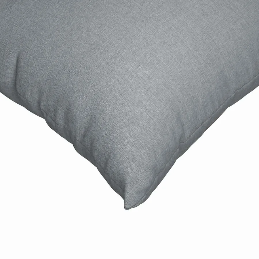 Coussins de canapé 2 pcs Gris clair 80 x 40 cm tissu - 7