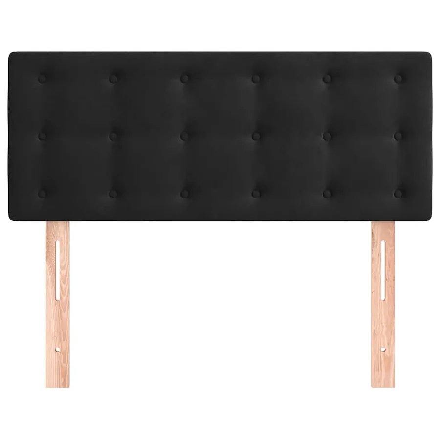 Tête de lit Noir 80x5x78/88 cm Velours - 3