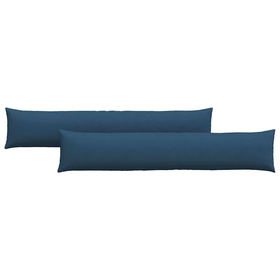 Coussins de canapé 2 pcs Bleu 200 x 40 cm tissu - 2