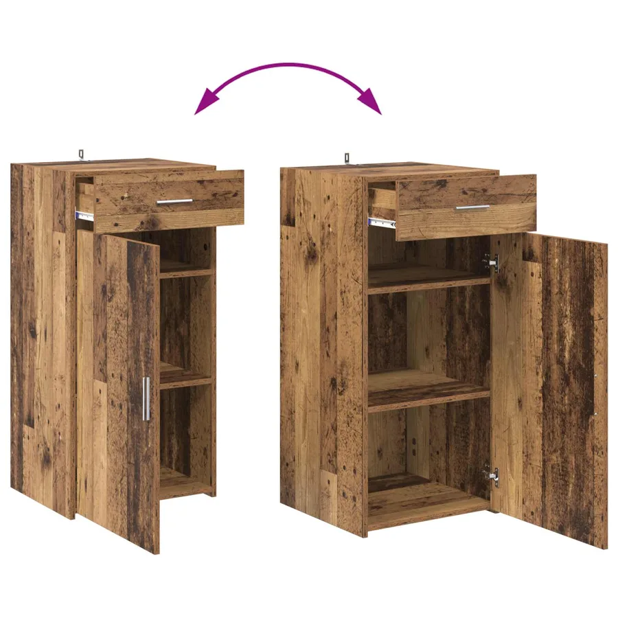 Buffet Bois ancien 45 x 42,5 x 93 cm Bois d'ingénierie - 12