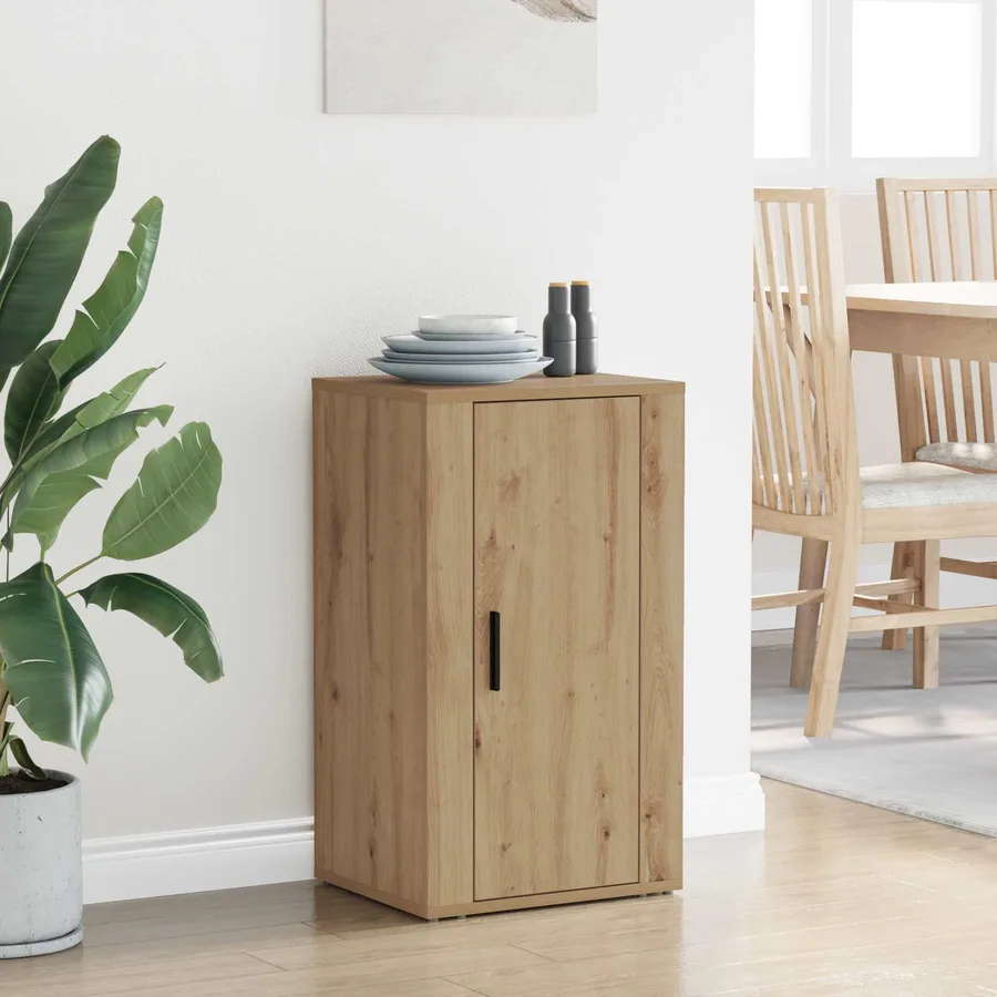 Buffet Chêne artisanal 40 x 33 x 70 cm Bois d'ingénierie - 4