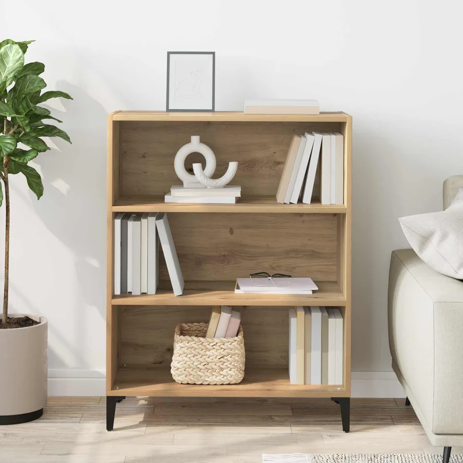 Buffet Chêne artisanal 69,5 x 32,5 x 90 cm Bois d'ingénierie - 4