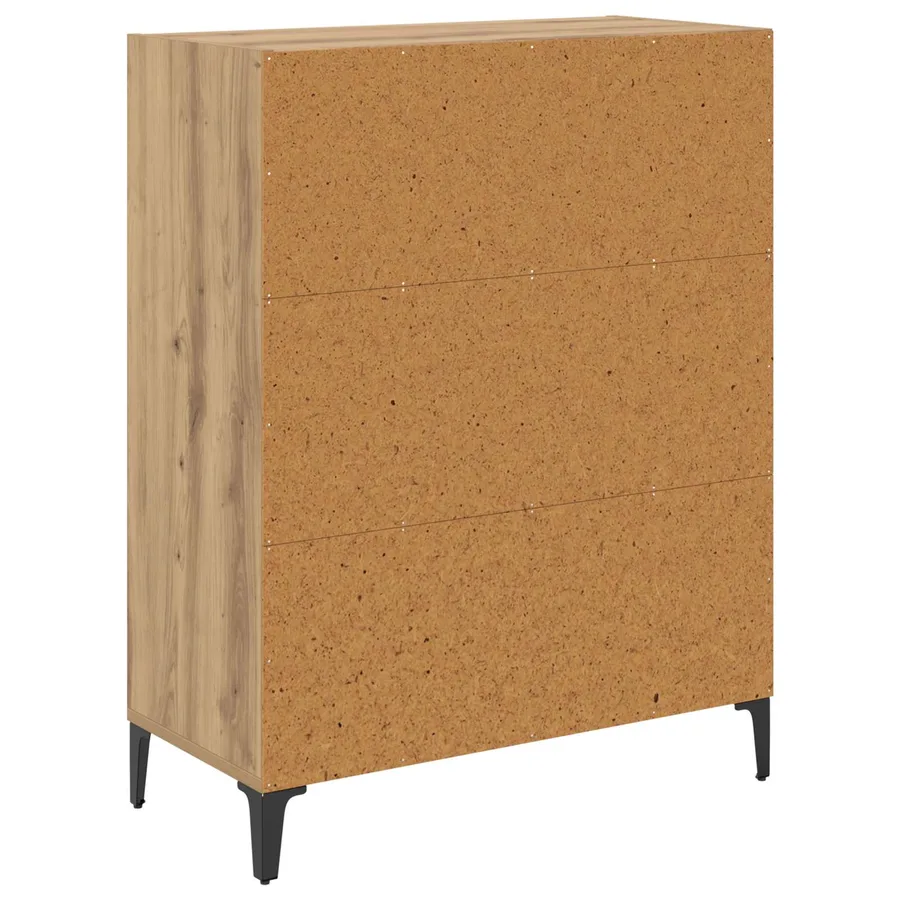 Buffet Chêne artisanal 69,5 x 32,5 x 90 cm Bois d'ingénierie - 7