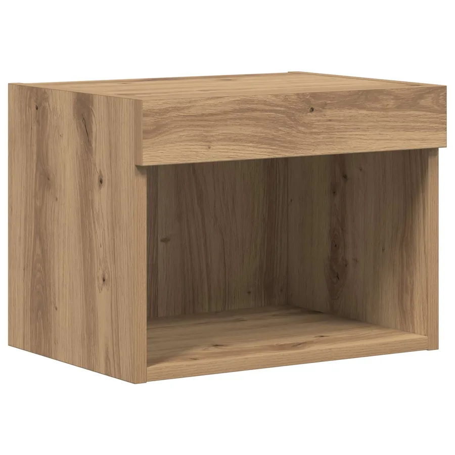 Meubles TV muraux 4 pcs Chêne artisanal Bois d'ingénierie - 7