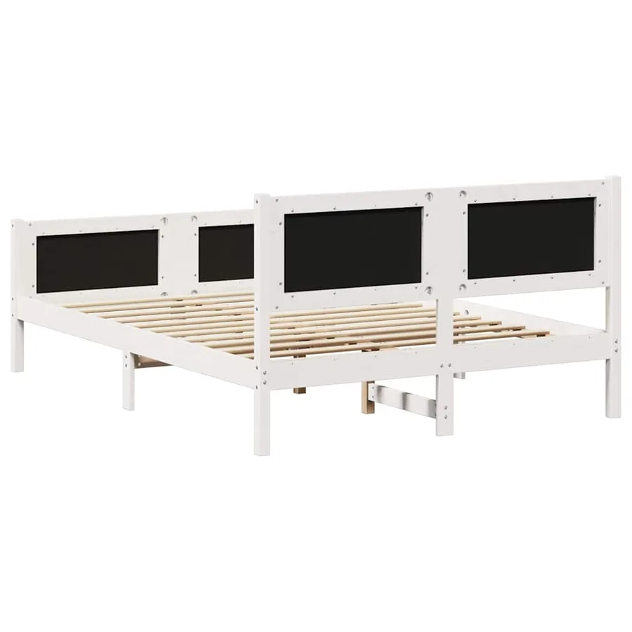 Cadre de lit avec tête de lit Gris clair 150 x 200 cm tissu - 7