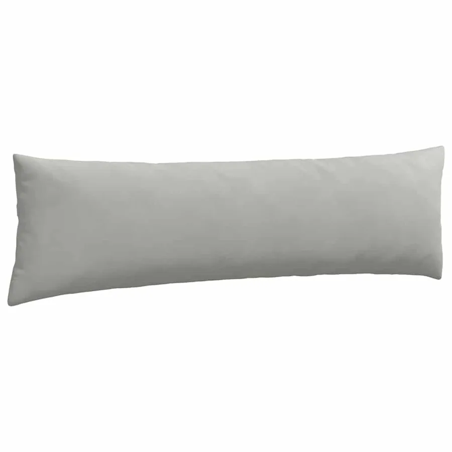Coussins de canapé 2 pcs Gris clair 145 x 40 cm tissu - 5