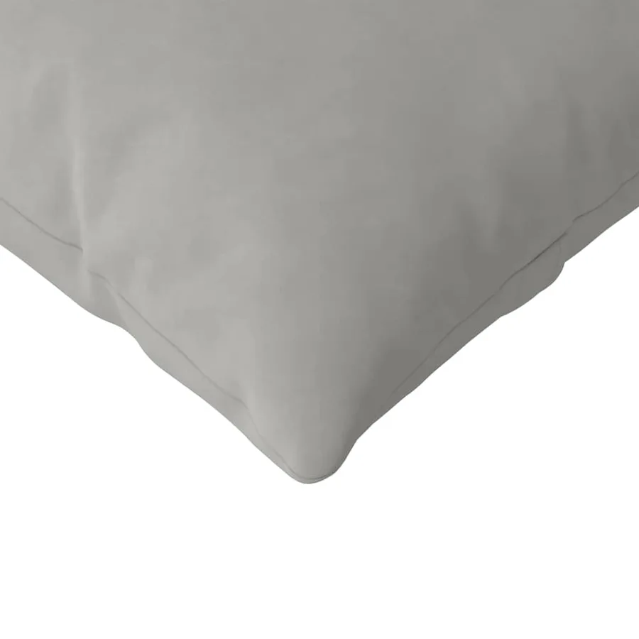 Coussins de canapé 2 pcs Gris clair 145 x 40 cm tissu - 7