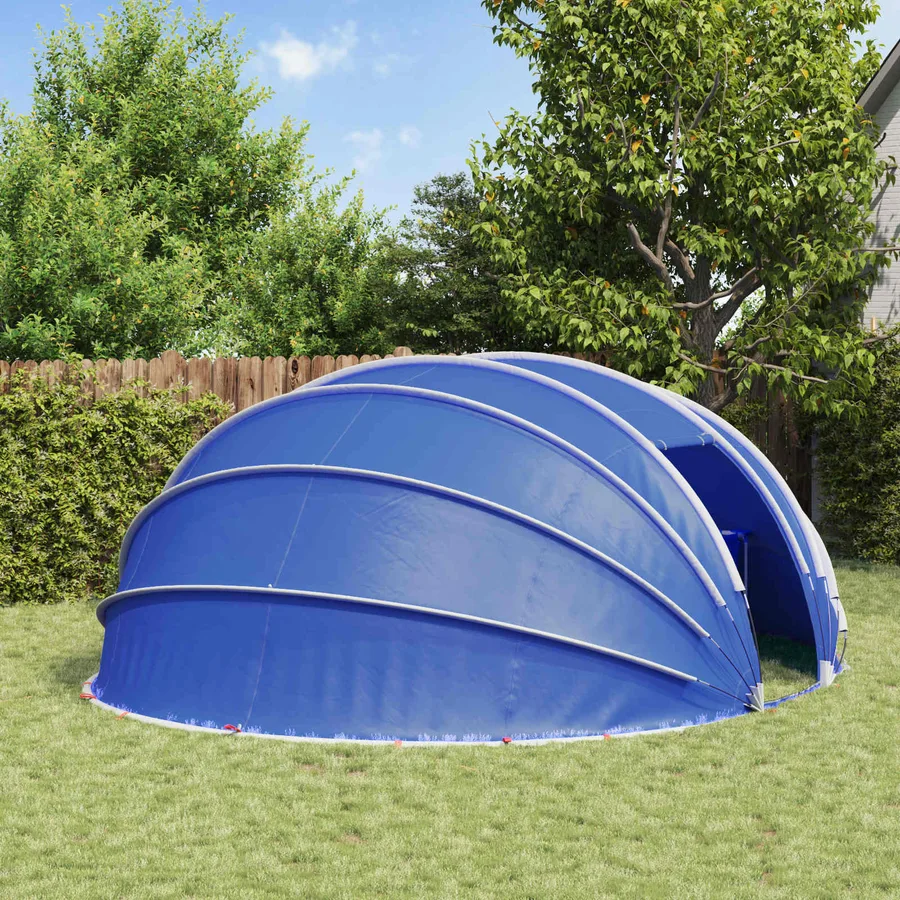 Dôme de tente de piscine 538 x 440 x 204 cm Bleu azure - 3