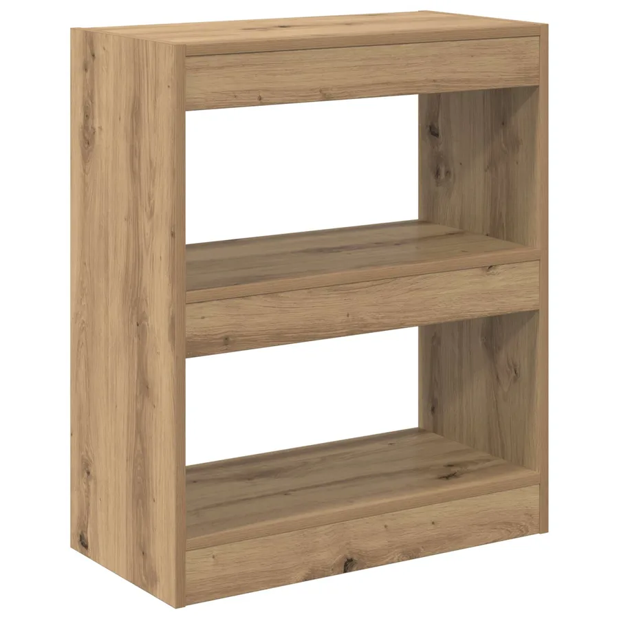 Bibliothèque 2 niveaux 60 x 30 x 72 cm Bois d'ingénierie - 2