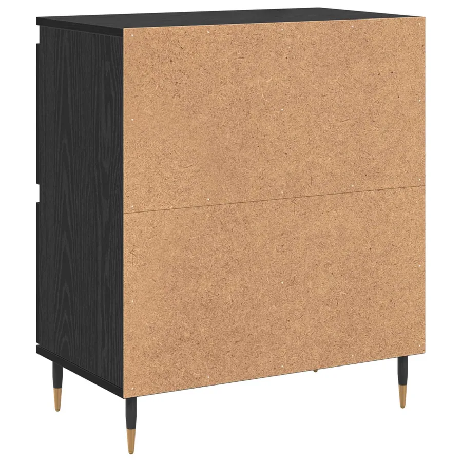 Armoire de rangement 3 pcs Chêne noir 60 x 35 x 70 cm - 9