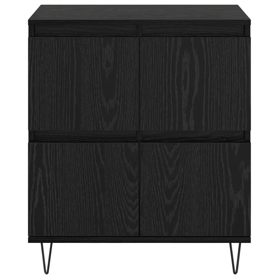 Buffets 3 pcs Chêne noir - 7