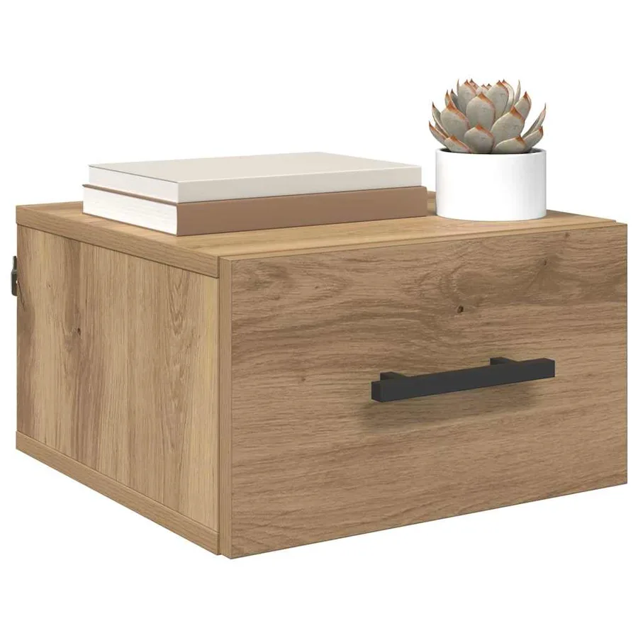 Cabinet de chevet 35 x 35 x 20 cm Bois d'ingénierie - 3