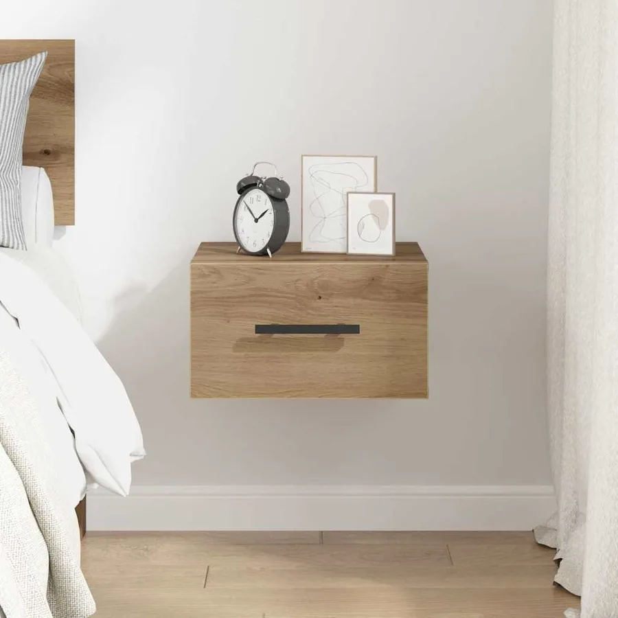 Cabinet de chevet 35 x 35 x 20 cm Bois d'ingénierie - 4