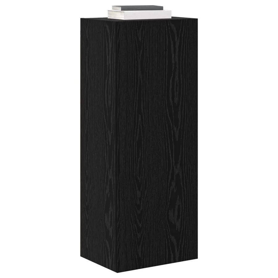 Meuble TV mural Chêne noir 40,5 x 30 x 102 cm Bois d'ingénierie - 3