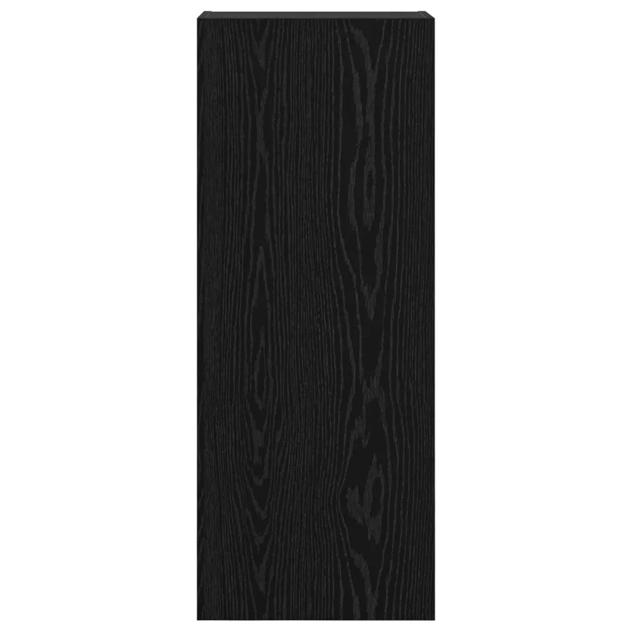 Meuble TV mural Chêne noir 40,5 x 30 x 102 cm Bois d'ingénierie - 6