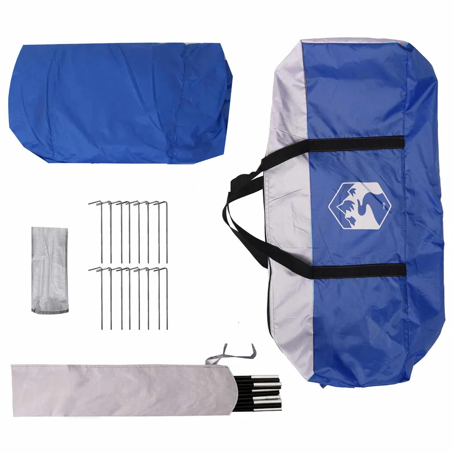 Dôme de tente de piscine 640 x 432 x 205 cm Bleu azure - 12