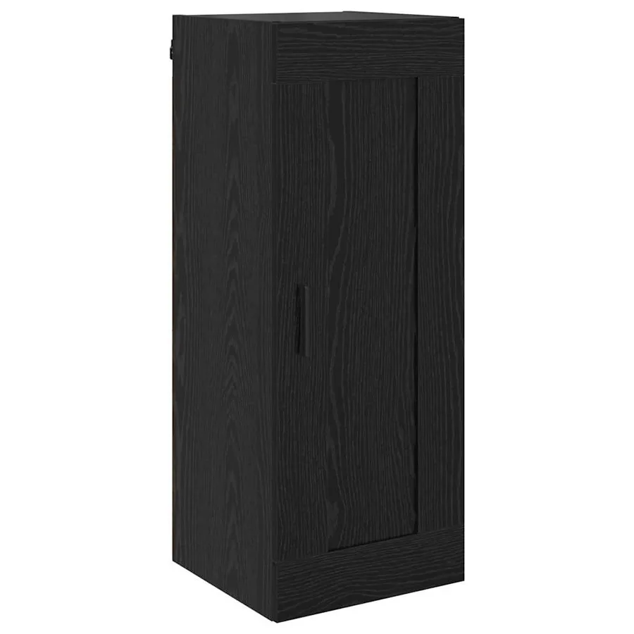 Meuble mural Chêne noir 34,5 x 34 x 90 cm Bois d'ingénierie - 2