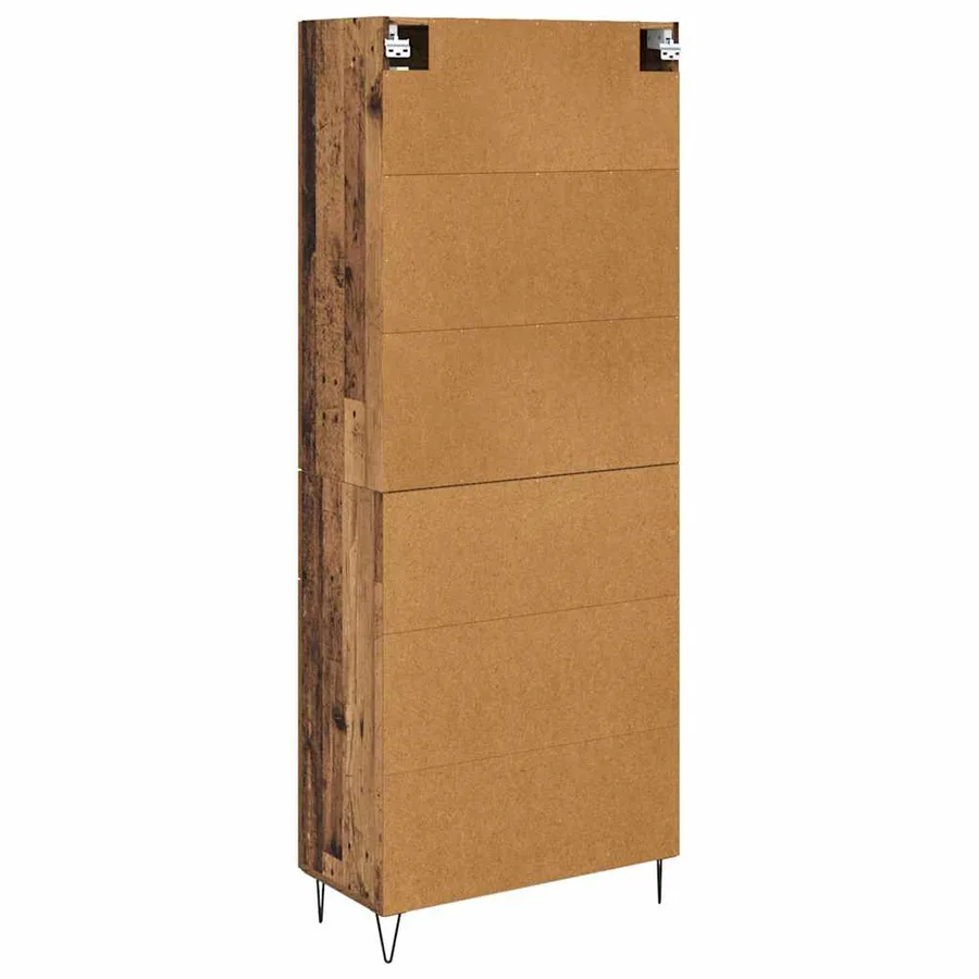 Haut Armoire Bois Ancien 69,5 x 34 x 90 cm Bois d'ingénierie - 8