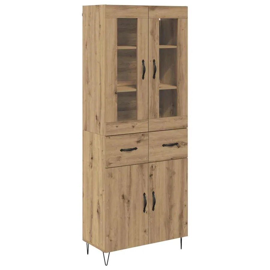 Haut Armoire Chêne artisanal 69,5 x 34 x 90 cm - 2