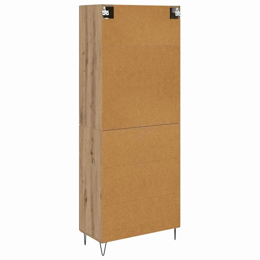 Haut Armoire Chêne artisanal 69,5 x 34 x 90 cm - 8