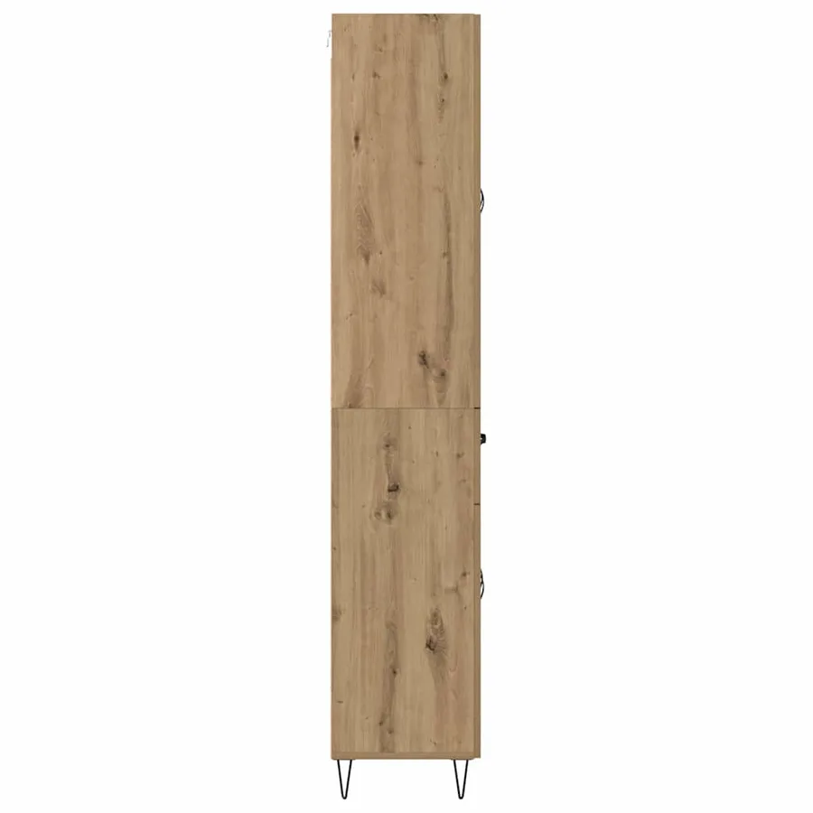 Haut Armoire Chêne artisanal 69,5 x 34 x 90 cm - 9