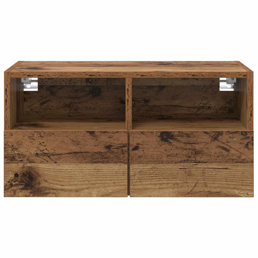 Meuble TV mural Bois Ancien 60 x 30 x 30 cm Bois d'ingénierie - 6