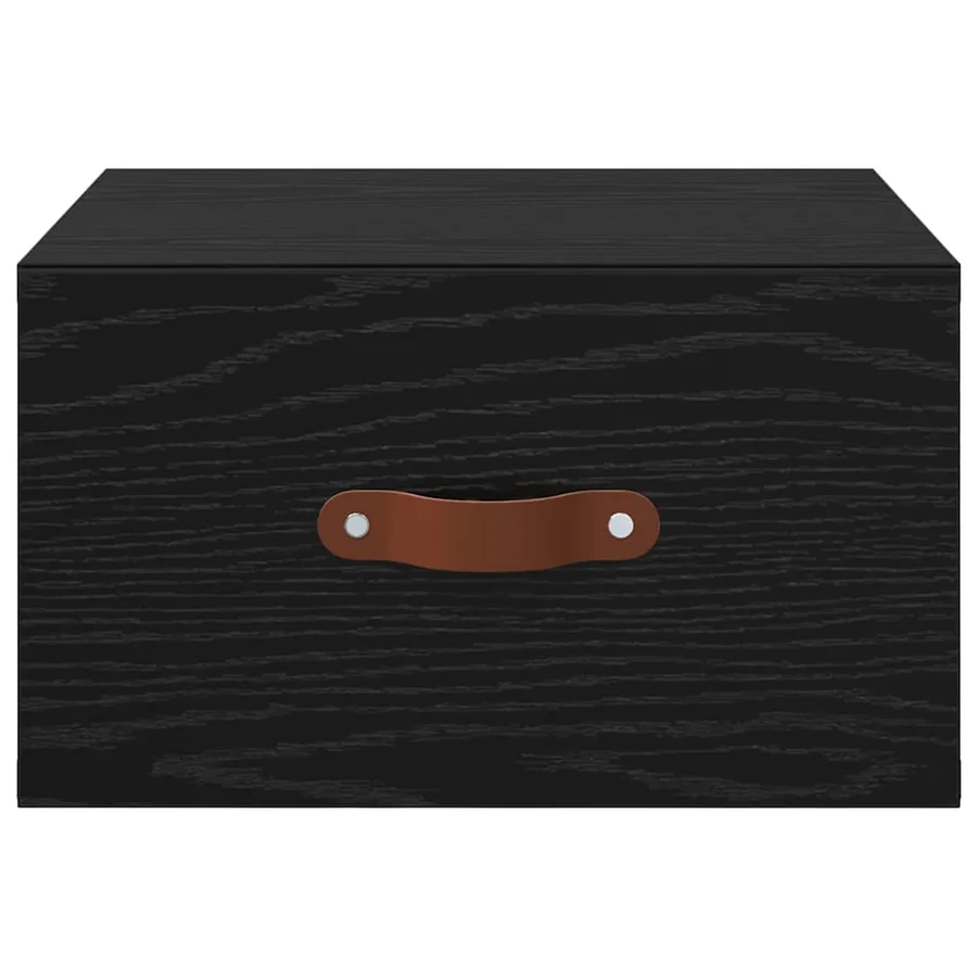 Cabinet de chevet mural Chêne noir 35 x 35 x 20 cm - 6