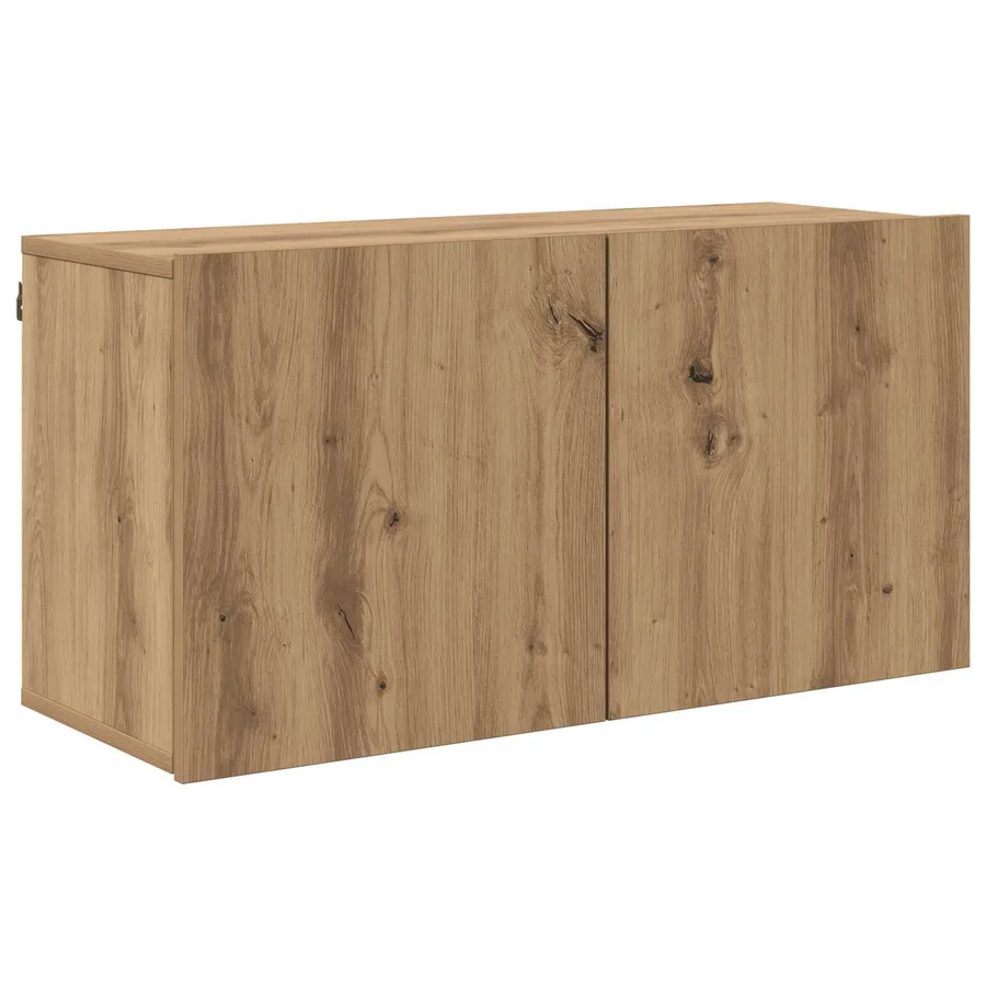 Unité murale de TV 5 pcs Chêne artisanal Bois d'ingénierie - 7