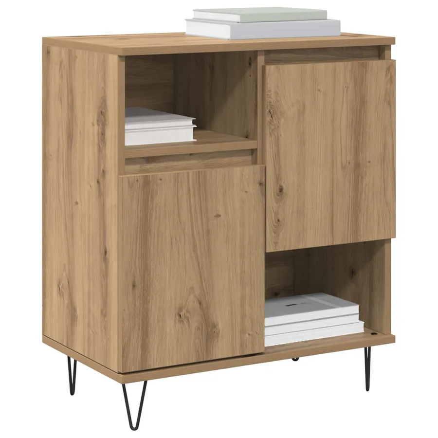Buffet 3 pcs Chêne artisanal 60 x 35 x 70 cm - 3